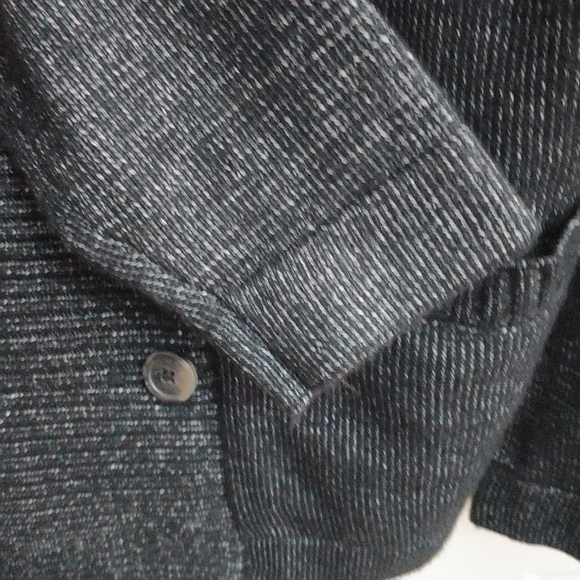 Express Double Breasted Grey Knit Sweater M Tall - Picture 13 of 13